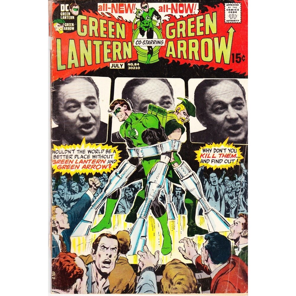Green Lantern #84 (1971) Neal Adams Art Black Hand Appearance DC Bronze Age